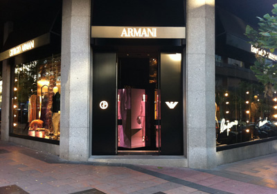 Nueva imagen de la tienda Armani en Madrid Nueva imagen de la tienda Armani en Madrid